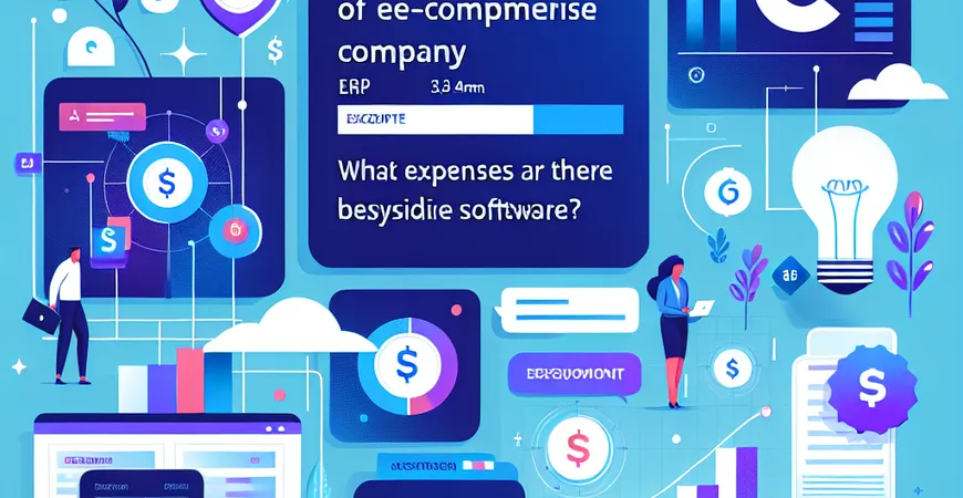 电商企业 ERP 年度成本核算，除了软件还有哪些开支？